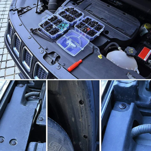 Комплект автомобилни щипки и клипсове (680 броя) - Image 2