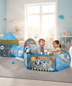 Детски център за игра с палатка, тунел и басейн