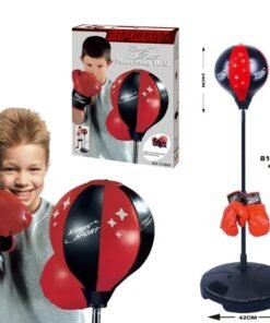 Детска боксова круша бокс с ръкавици и стойка височина от 68 до 124см