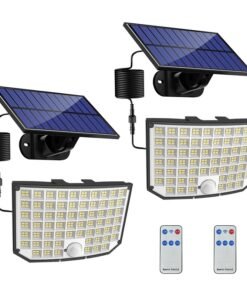 Соларен LED прожектор с датчик за движение – IP65 водоустойчив